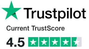 Our score on Trustpilot